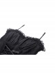 Sexy Black Lace Waist Cross Waist Lace Up Gothic Suspender Corset