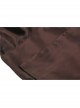 Vintage Brown Wide Brimmed Double Row Metal Eyelet Buckle Back Cross Tie Punk Style Tight Belt