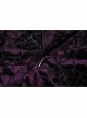 Sexy Black And Purple Nylon Lace Front And Back Cross Tie Decorated Gothic Style Mini Dress