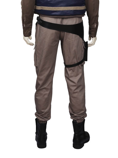 Rogue One A Star Wars Story Cassian Andor Halloween Cosplay Shoes Black Boots