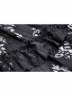 Elegant Black Lace Swallowtail Off Shoulder Gothic Suspender Short Sleeved Dress
