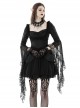 Personalized Black Woven Cuffs Exaggerated Woven Embroidered Ribbon Gothic Palace Dress