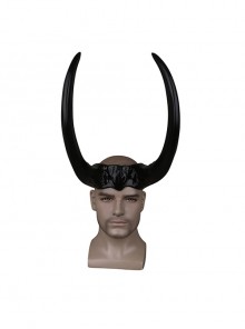 Loki Season 2 Loki Laufeyson God Suit Halloween Cosplay Accessories Black Headwear