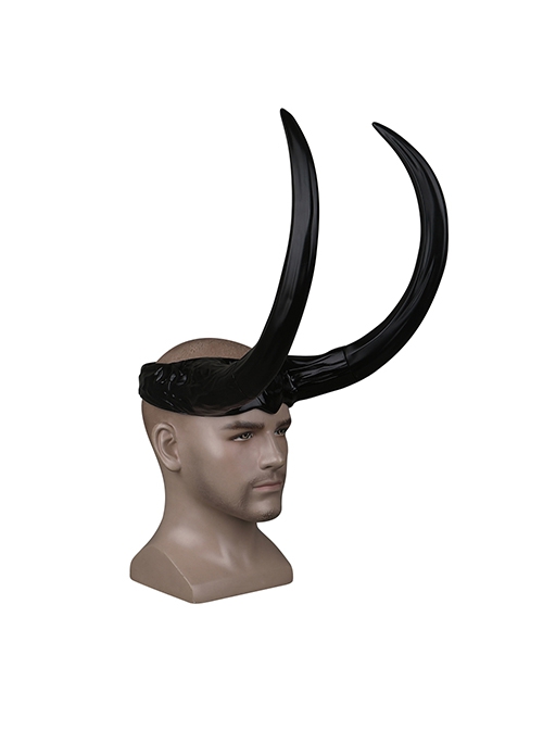 Loki Season 2 Loki Laufeyson God Suit Halloween Cosplay Accessories Black Headwear