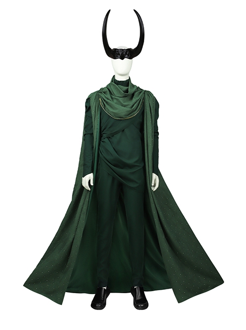 Loki Season 2 Loki Laufeyson God Suit Halloween Cosplay Accessories Black Headwear