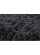 Sexy Black Slightly See Through Rose Print Flocked Gothic Suspender Dress