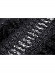 Dark Sexy Black Lace Front Hollow Gothic Style Slim Dress