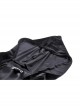 Black Comfortable Velvet Waist With Exquisite Japanese Button And Tie Back Rope Gothic Style Hooded Long Coat