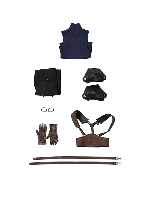 Game Final Fantasy VII Zack Fair Halloween Cosplay Costume Set Without Boots