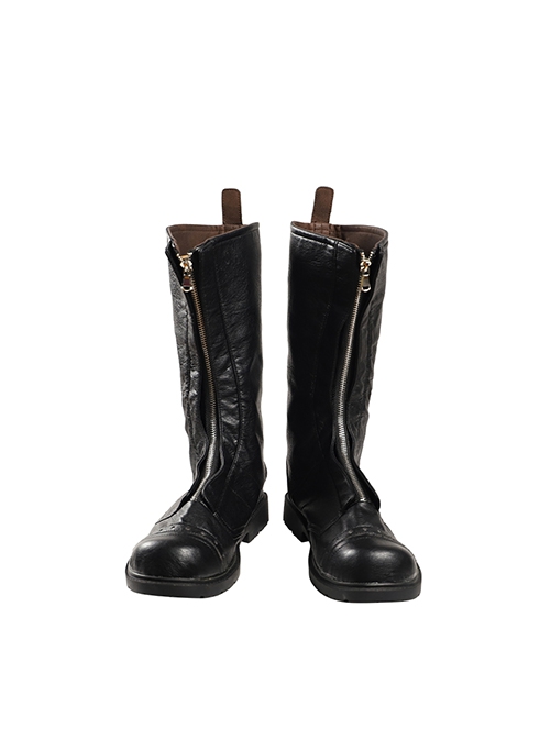 Game Final Fantasy VII Zack Fair Halloween Cosplay Accessories Black Boots