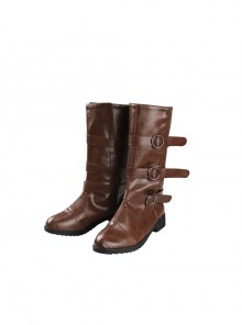 Movie Rebel Moon A Child Of Fire Kora Halloween Cosplay Accessories Brown Boots