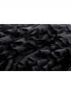 Gorgeous Black Layered Lace Ruffled Punk Style Loose High Low Skirt