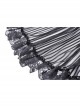 Gorgeous Black Layered Lace Ruffled Punk Style Loose High Low Skirt