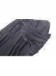 Black Decadent Irregular Mesh Punk Style Sexy Skirt