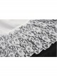 White Lace Layered Irregular Punk Style Loose Skirt