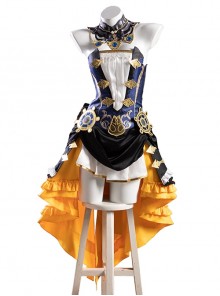 Game Genshin Impact Navia Halloween Cosplay Costume Set Without Hat