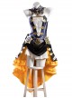 Game Genshin Impact Navia Halloween Cosplay Costume Set Without Hat