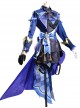 Game Genshin Impact Furina Dark Version Halloween Cosplay Costume Full Set