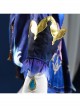 Game Genshin Impact Furina Dark Version Halloween Cosplay Costume Full Set