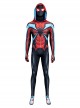 Game Spider-Man Miles Morales Evolution Suit Halloween Cosplay Costume Bodysuit Full Set