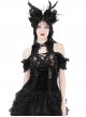 Black Sexy See Through Shoulder Lace Lace Gothic Sleeveless Top