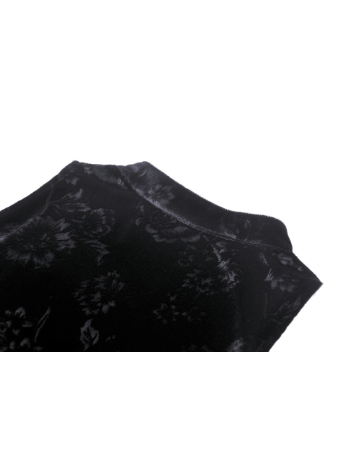 Black Sexy See Through Shoulder Lace Lace Gothic Sleeveless Top