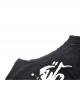 Black Cat Ear Hooded Front Chest Criss Cross Lace Punk Style Sleeveless Top