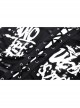 Black Cat Ear Hooded Front Chest Criss Cross Lace Punk Style Sleeveless Top