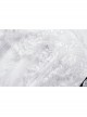 White Decadent Hole Front Lace Strap Punk Style Halter Top