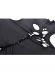 Sexy Black Off Shoulder Hollow Punk Style Slim Long Sleeved Top
