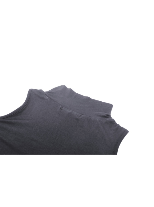 Sexy Black Off Shoulder Hollow Punk Style Slim Long Sleeved Top