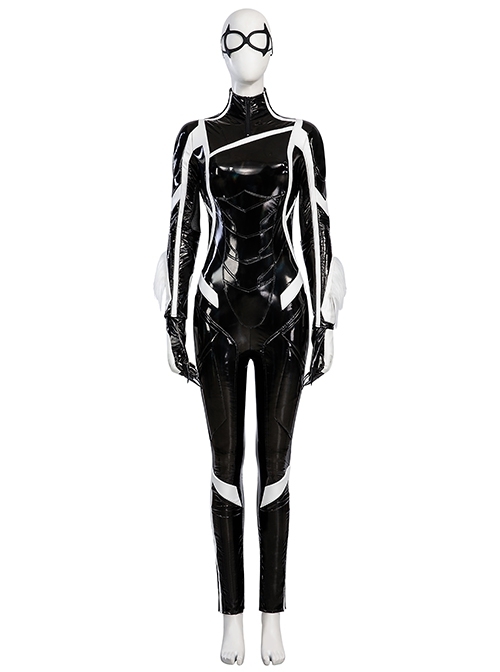 Game Spider-Man 2 Black Cat Felicia Hardy Halloween Cosplay Costume Set Without Boots