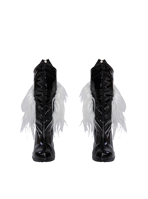 Game Spider-Man 2 Black Cat Felicia Hardy Halloween Cosplay Accessories Black Boots