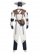 Game Valorant Cypher Halloween Cosplay Costume Set Without Boots