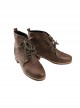 Movie Wonka Willy Wonka Halloween Cosplay Accessories Brown Shoes