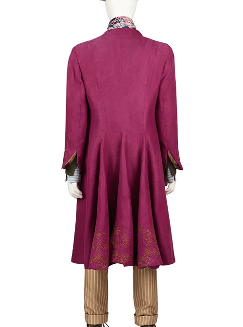 Movie Wonka Willy Wonka Halloween Cosplay Costume Set Without Boots Without Hat