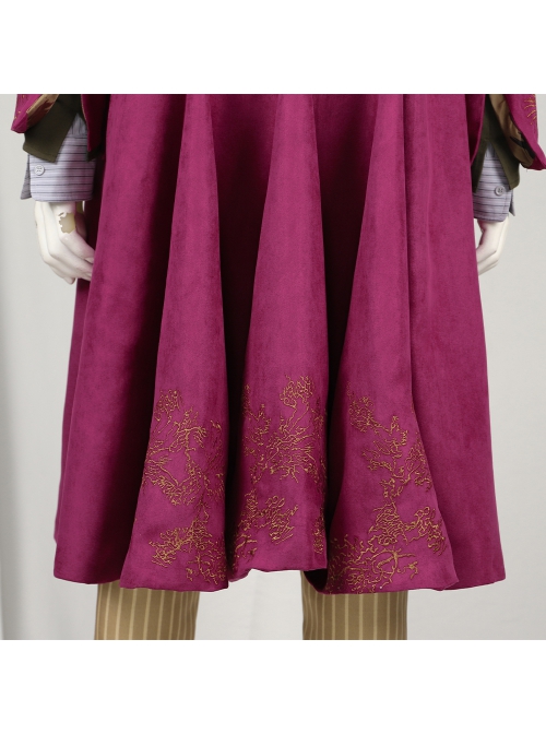 Movie Wonka Willy Wonka Halloween Cosplay Costume Set Without Boots Without Hat