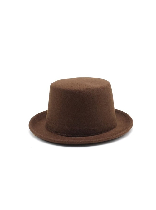 Movie Wonka Willy Wonka Halloween Cosplay Accessories Brown Hat