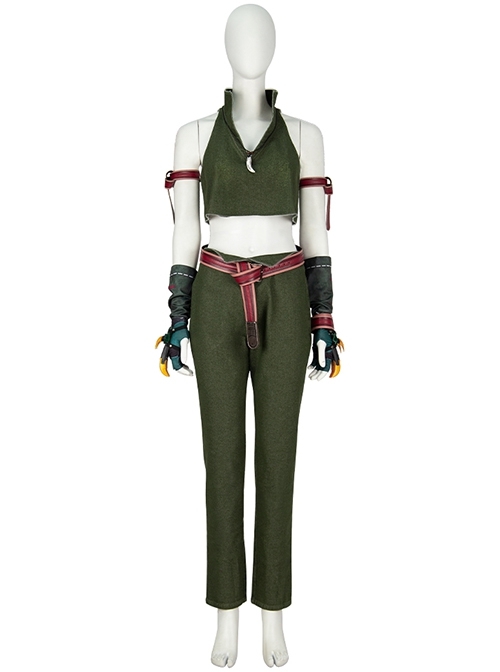 Game Final Fantasy VII Ever Crisis Tifa Lockhart Halloween Cosplay Costume Set Without Boots Without Props Claws