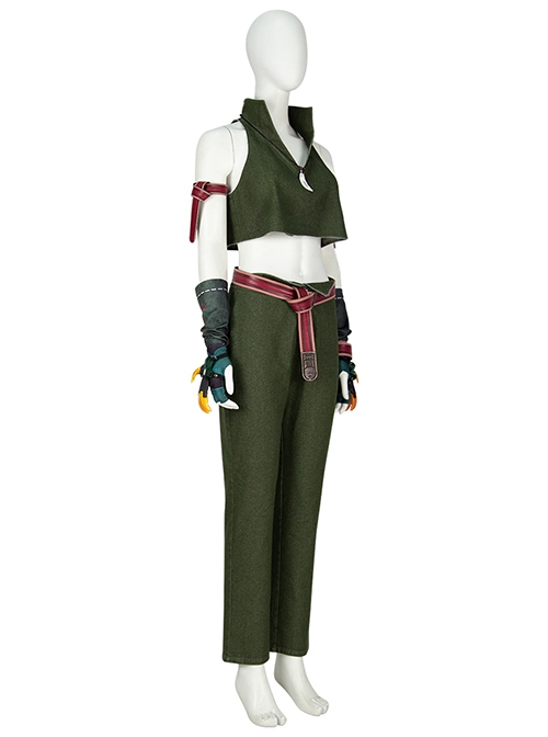 Game Final Fantasy VII Ever Crisis Tifa Lockhart Halloween Cosplay Costume Set Without Boots Without Props Claws