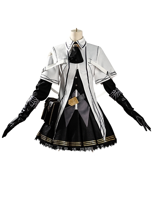 Game Arknights Arturia Skin Halloween Cosplay Costume Full Set
