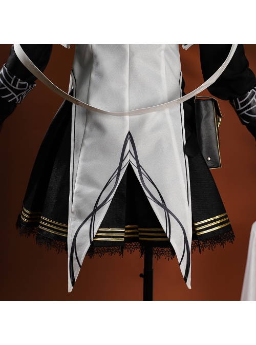 Game Arknights Arturia Skin Halloween Cosplay Costume Full Set