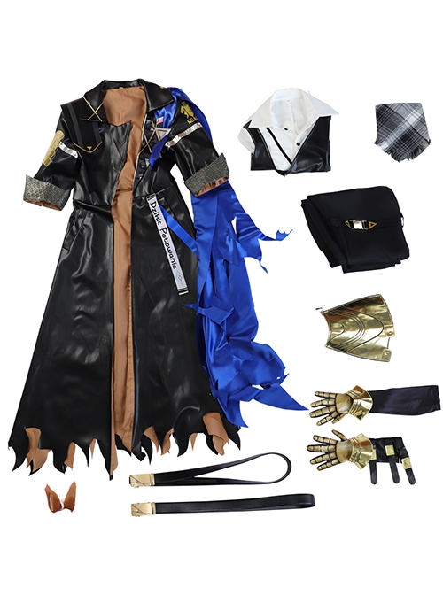 Arknights Game MłYnar Long Way Skin Halloween Cosplay Costume Set