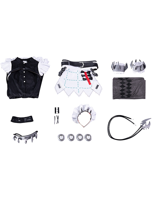 Zenless Zone Zero Ellen Joe Halloween Cosplay Costume Set Without Tail