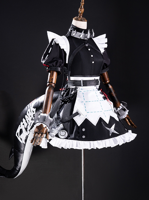 Zenless Zone Zero Ellen Joe Halloween Cosplay Costume Set Without Tail