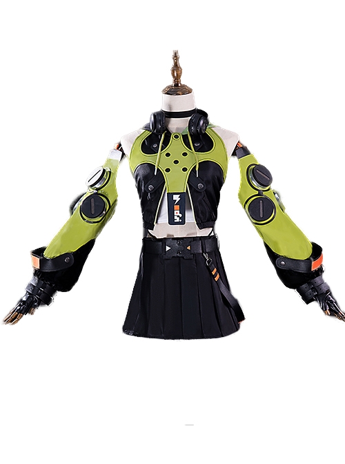 Game Zenless Zone Zero Anby Demara Halloween Cosplay Costume Set