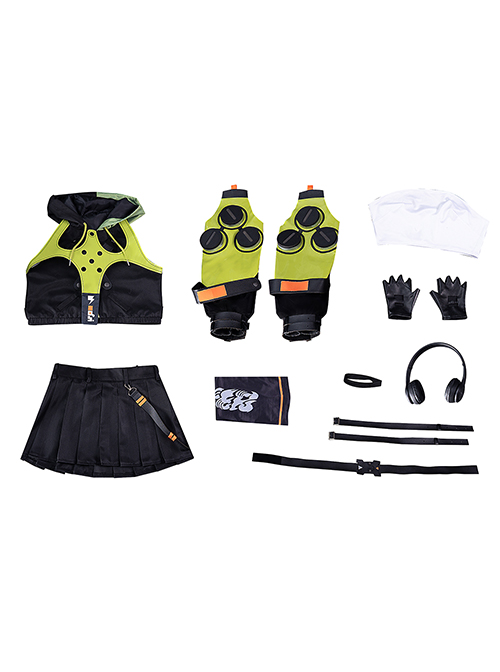 Game Zenless Zone Zero Anby Demara Halloween Cosplay Costume Set