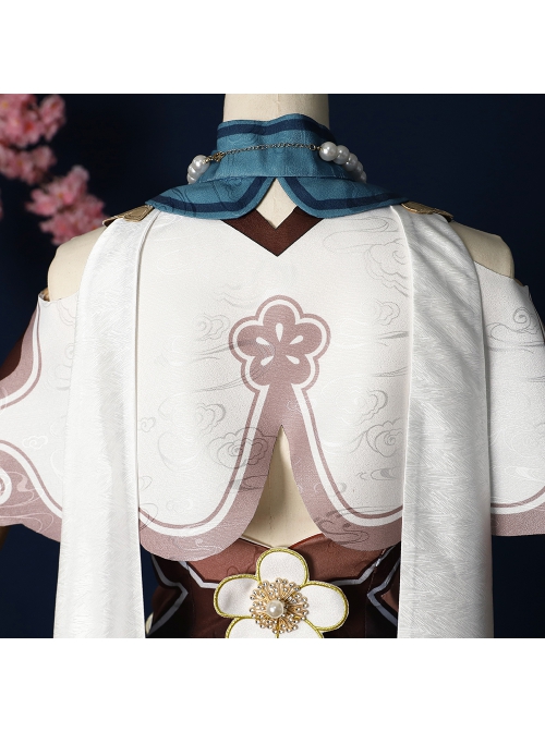 Game Honkai Star Rail Ruan Mei Halloween Cosplay Costume Set