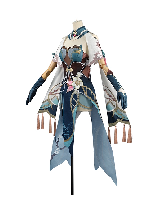 Game Honkai Star Rail Ruan Mei Halloween Cosplay Costume Set