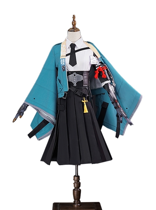 Game Zenless Zone Zero Hoshimi Miyabi Halloween Cosplay Costume Set